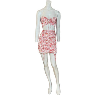 O.Vianca - Crop Top and Mini Skirt Set