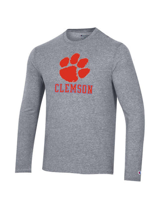 Champion - Camiseta Tri-Blend Manga Longa Clemson Tigers