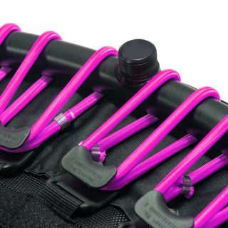 LEAPS & REBOUNDS Mini Trampolim Fitness de 48" e Equipamento de Ginástica Rebounder, Rosa