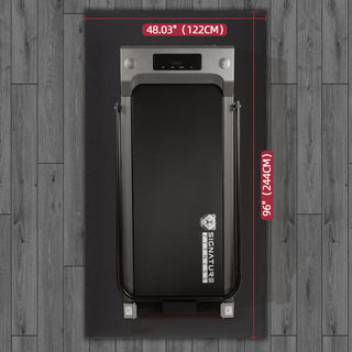 Tapete de alta densidade para equipamentos de ginástica BalanceFrom Fitness de 4' x 8' para proteção de piso