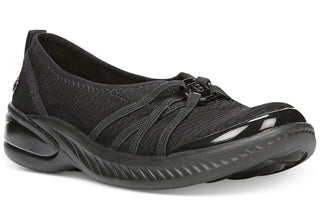 Bzees Niche Slip On Flat Feminino Preto Tamanho 6 M