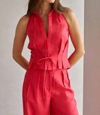 Hevron - Sloan Linen Vest