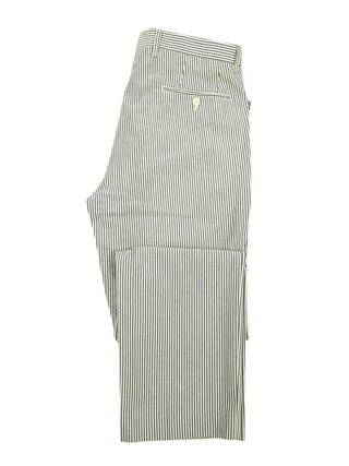Calça Ralph Lauren Masculina Classic Fit Seersucker Azul Tamanho 33X30
