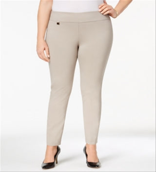 Calça skinny moderna Alfani feminina marrom tamanho 24W