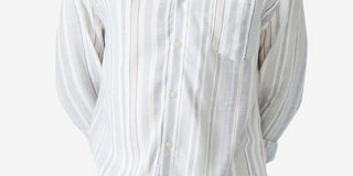 Camisa de manga comprida Ashby masculina COTTON ON, azul, tamanho pequeno