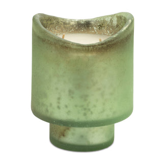 Wassail Scented Soy Candle with Frosted Glass Holder (Set of 2)