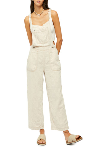 Macacão feminino Free People Natural Sights marrom tamanho grande