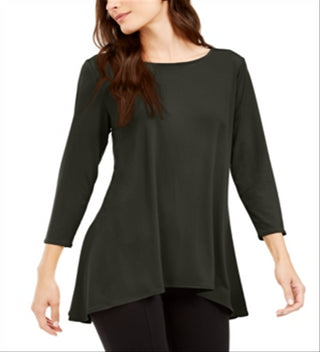Túnica Alfani Feminina High Low Verde Tamanho M