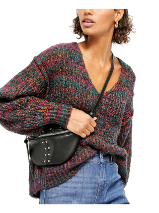 Suéter de malha Highland Space feminino Free People, verde, tamanho X-S