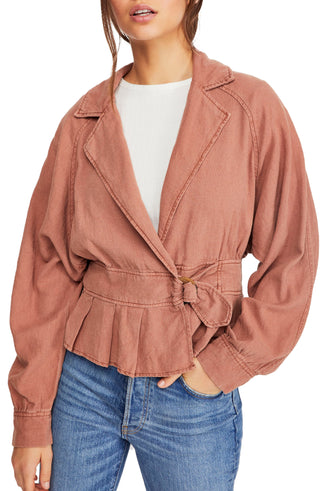 Jaqueta Joani Feminina Free People Cobre Tamanho Pequeno