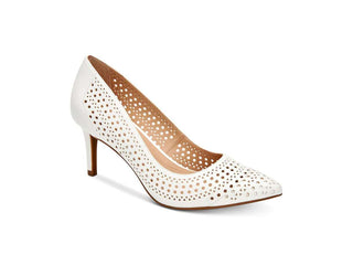 Alfani Jeules Couro Bico Fino Clássico Sapatos Scarpin Feminino Cinza Tamanho 10 M