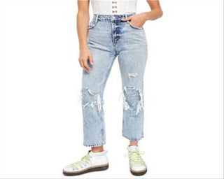 Calça Jeans My Own Lane Feminina da Free People Azul Tamanho 26