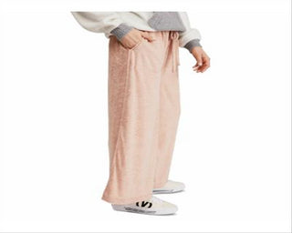 Calças femininas Make It Maxi Wide Leg da Free People, rosa, tamanho X-S