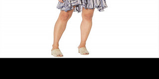 Vestido curto Adella Lace Tie Dye feminino Free People, azul, tamanho pequeno