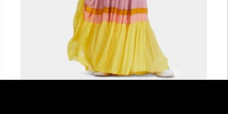 Vestido longo Hocus Pocus feminino da Free People, rosa, tamanho grande