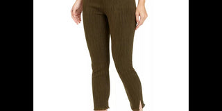 Calça Alfani Feminina Verde com Franjas Tamanho 14 Petite