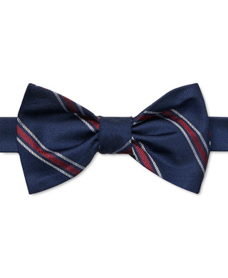 Tommy Hilfiger Rumi Stripe Self-Tie Bow Masculino Azul Tamanho Regular