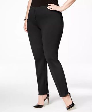 Calça Alfani Feminina Hollywood Skinny Ponte Preta Tamanho 28W