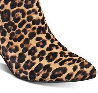 Botas femininas Alfani Harpper com salto gatinho, marrom, tamanho 8,5 M