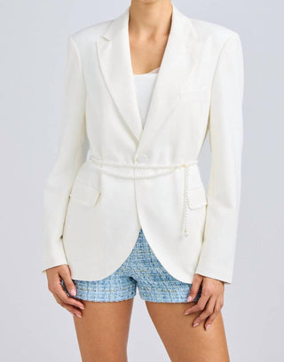 Generation Love - Martina Crepe Belted Blazer