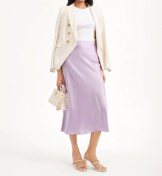 Veronica Beard - Clover Stretch-silk Slip Midi Skirt
