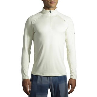 Brooks - Pulôver masculino com zíper e meio