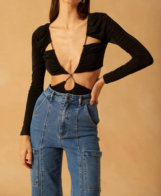 Misha - Bea Cut Out Bodysuit