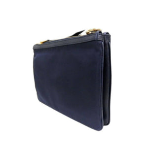 Prada - Women's Tessuto Nylon Zip Calf Leather Crossbody Bag