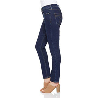 Calça Jeans Feminina Calvin Klein Cintura Média Slim Azul Banhof