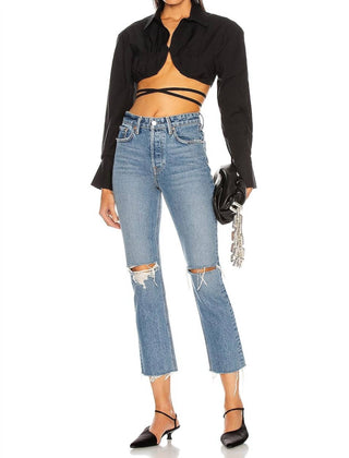 Grlfrnd - Corte Reto Karolina High Rise