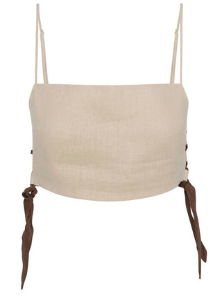 Hevron - Top curto feminino