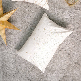 Ivory Christmas Tree Embroidered Pillow – 24x16"