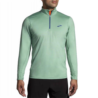 Brooks - Pulôver masculino com zíper 1/2 e 2.0