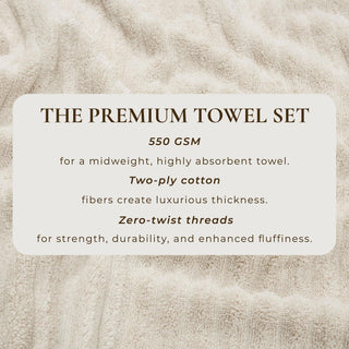 Luxury Cotton Towels - Karina Collection