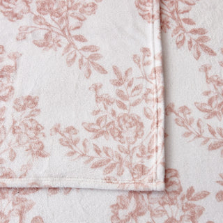 4-Piece Printed Plush Sheet - Velvet Luxe Lattice Collection