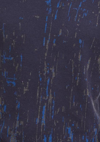 Suéter masculino Alfani Paint Splatter Crewneck azul marinho tamanho pequeno