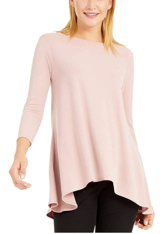 Túnica Alfani Feminina High-Low Rosa Tamanho X-Grande