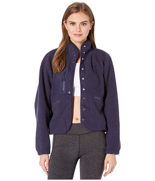 Jaqueta Hit The Slopes Feminina Free People Azul Tamanho Grande