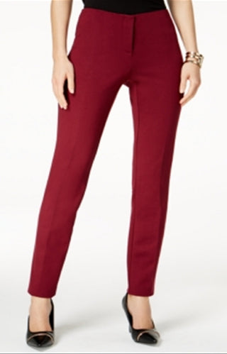 Calça skinny Hollywood feminina Alfani vermelha tamanho 0 pequena