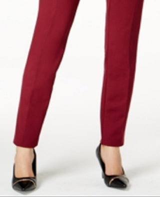 Calça skinny Hollywood feminina Alfani vermelha tamanho 0 pequena