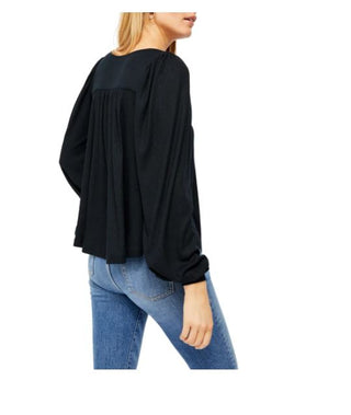 Top Devin Feminino Free People Preto Tamanho X-S