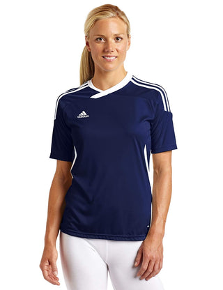 Camiseta Adidas Tiro 11 Feminina Azul Marinho/Branco