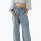 For Love & Lemons - MAISIE CROPPED FLORAL-PRINT TOP