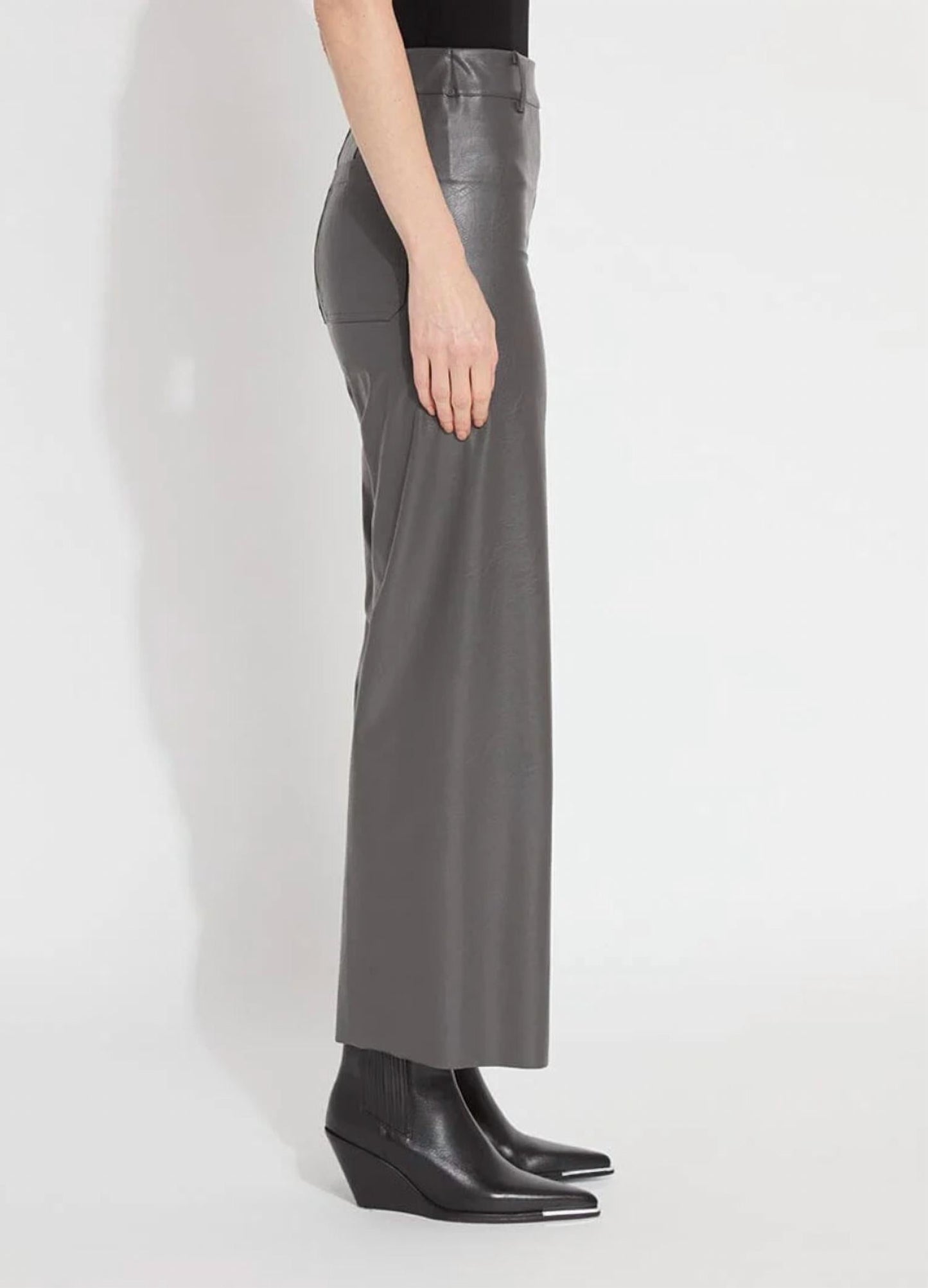 Lysse - Vegan Leather Wide Leg Pants