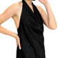 Eva Franco - Cowl Neck Mini Dress
