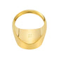 Eye M - Women's Moon Crystal Chevalier Ring