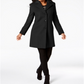 Casaco Calvin Klein Feminino Trespassado Preto Tamanho 2