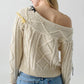 Lingua Franca - Vaggelis Off-shoulder Sweater