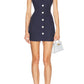 Matthew Bruch - Twist Button Up Mini Dress