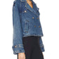 Steve Madden - Cropped Denim Trench Coat